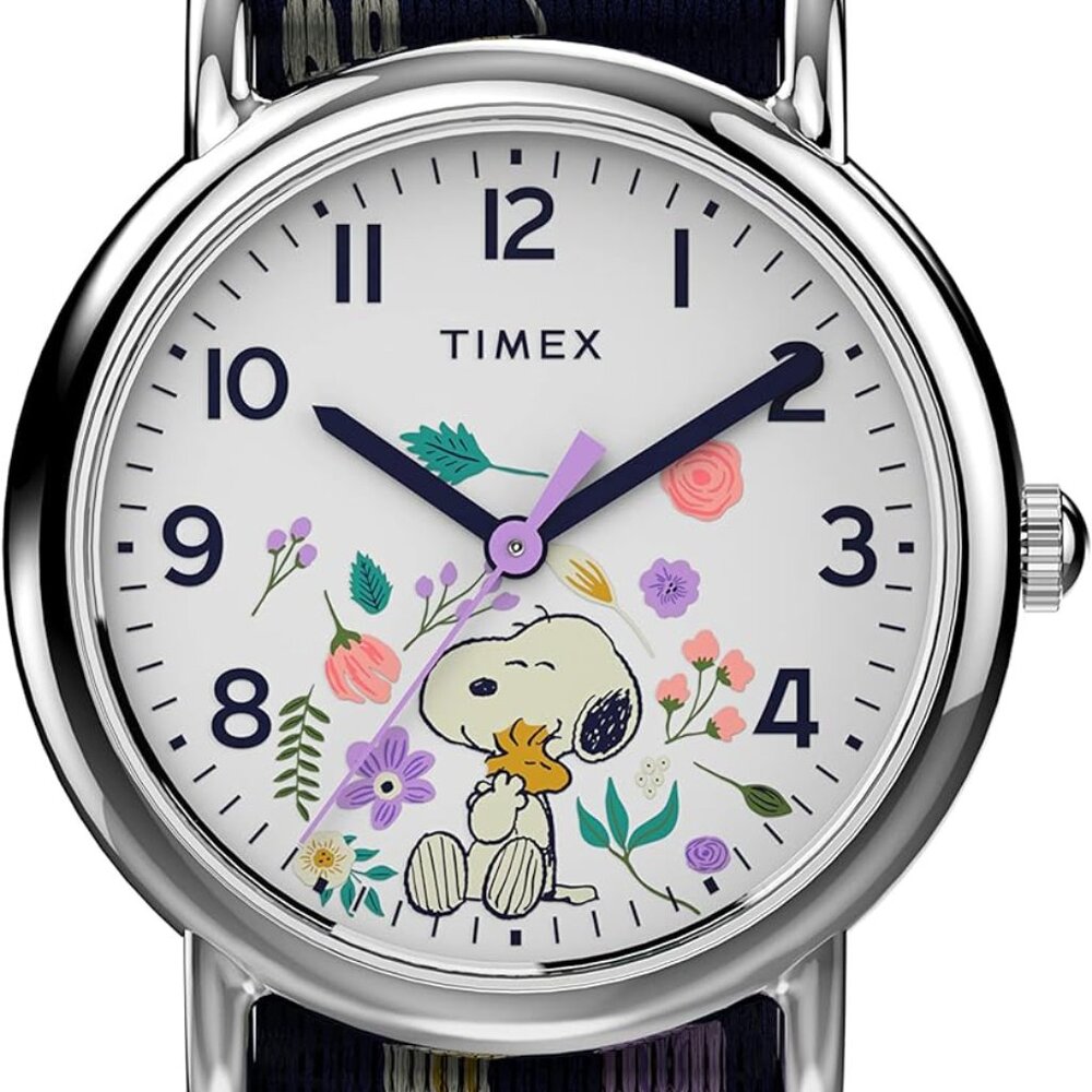 Womens Watch Peanuts Weekender Casual Ladies Wristwatch - Featuring Snoopy and W